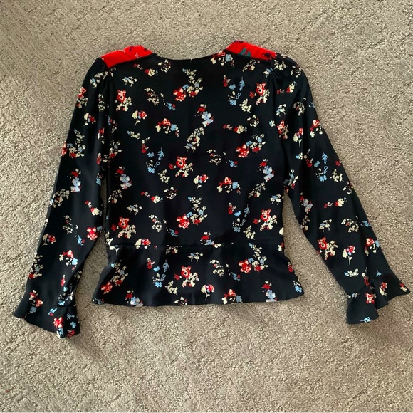 Tanya Taylor Clio Floral Silk Blouse - Size 6! - Picture 3 of 4